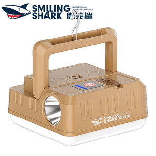 Smilingshark LY0265 ไฟตั้งแคมป์ โคมไฟ LED Type-C 5 โหมด สว่างมาก กันน้ํา สีขาว สําหรับตั้งแคมป์ กลางแจ้ง ใช้ในครัวเรือน