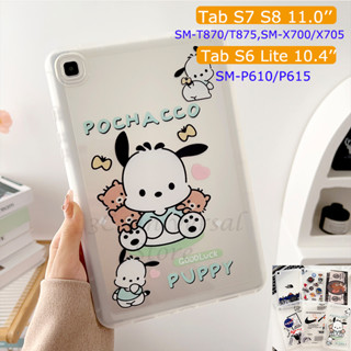 เคสแท็บเล็ต กันกระแทก พิมพ์ลายการ์ตูน แฟชั่น สําหรับ Samsung Galaxy Tab S7 S8 11.0 นิ้ว SM-X700 SM-T870 SM-T875 Galaxy Tab S6 Lite 10.4 SM-P610 P615