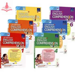 หนังสือเรียนและสมุดงานภาษาอังกฤษสำหรับเด็กและนักเรียนระดับประถมศึกษา—Primary School Students Childrens English Learning Textbook Workbooks Exercise Book “SAP Learning English Comprehension Skills Level 1/2/3/4/5/6”