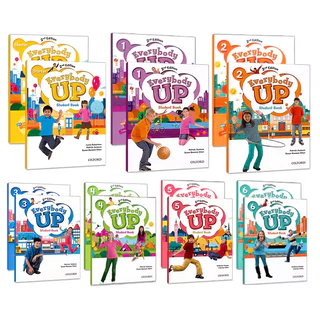 หนังสือเรียนและสมุดงานภาษาอังกฤษสำหรับเด็กและนักเรียนระดับประถมศึกษา—Primary School Student Children's Oxford English Textbook Workbooks Exercise Book “Everybody Up 2th Edition Grade Starter/1/2/3/4/5/6”