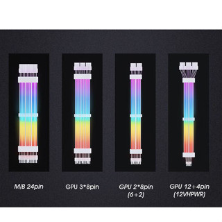 Jonsbo DY-2 ARGB สายเคเบิลต่อขยายพาวเวอร์