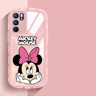 เคสโทรศัพท์มือถือ ลายการ์ตูนดิสนีย์ มิกกี้ มินนี่เมาส์ สําหรับ ออปโป้ Reno 6Z 7Z 5Z 4F 5F