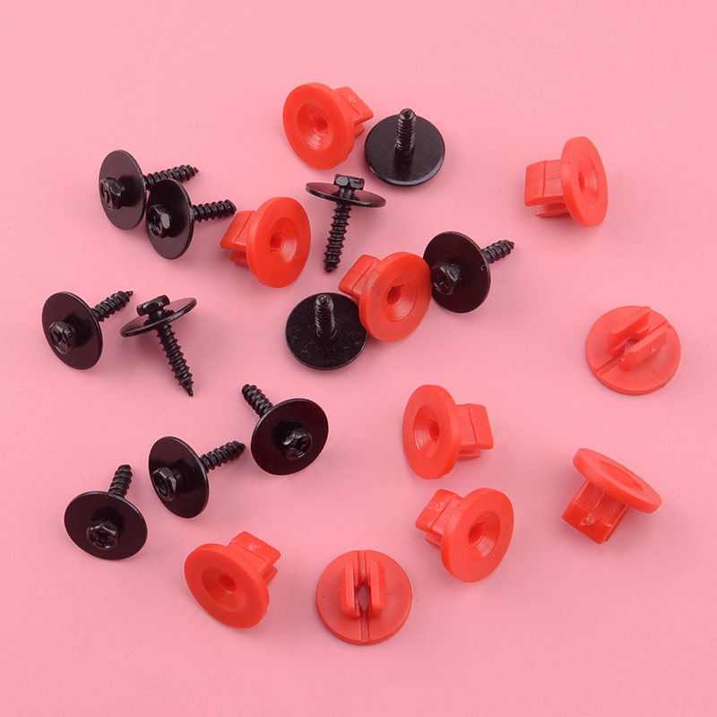 20pcs Undertray Guard เครื่องยนต์ภายใต้ฝาครอบ Grommets & สกรูคลิปยึด Fit สําหรับ Ford Focus C-MAX