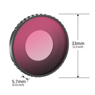 Nd8+nd16+nd32+cpl ชุดฟิลเตอร์กรองแสง สําหรับกล้องถ่ายภาพ DJI Action 4