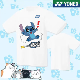 Yonex ใหม่ เสื้อกีฬาแบดมินตัน แขนสั้น ผ้าตาข่าย ระบายอากาศ สําหรับผู้ชาย ผู้หญิง 2023