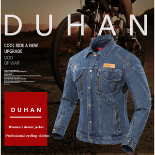 Duhan D-208 เสื้อแจ็กเก็ตยีน กันความหนาว ให้ความอบอุ่น แฟชั่นฤดูใบไม้ร่วง และฤดูหนาว สําหรับผู้หญิง