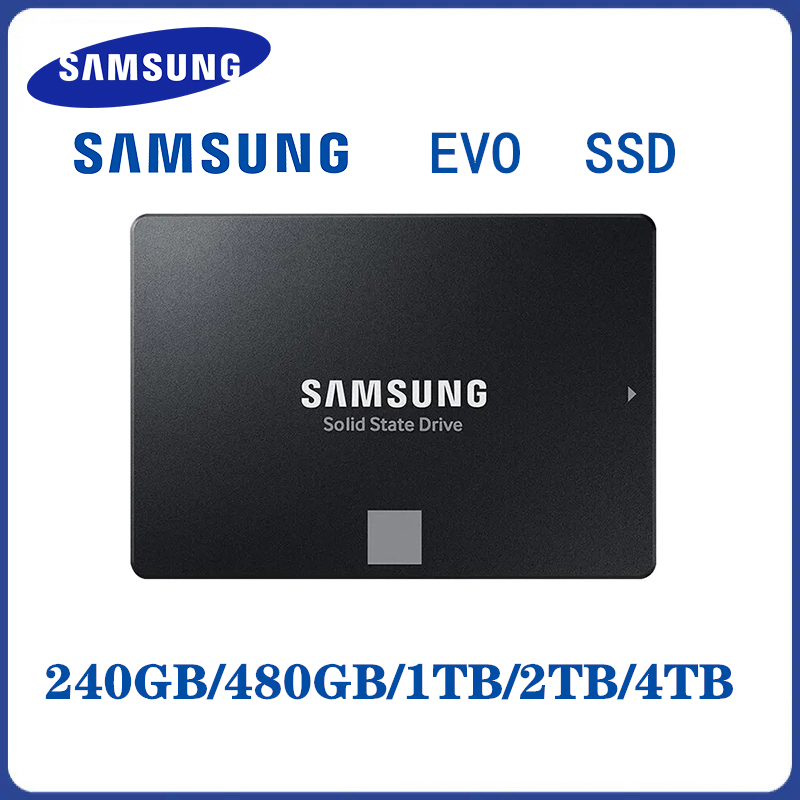 โซลิดสเตตไดรฟ์ภายใน SAMSUNG SSD 870 Evo 1TB 2.5 นิ้ว SATA 500GB 250GB ความเร็วสูง สําหรับแล็ปท็อป แล