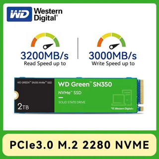 Western Digital WD SN350 M2 NVMe SSD PCIe 3.0 M.2 2280 480GB 960GB 240GB 1TB รองรับเดสก์ท็อป แล็ปท็อป พีซี