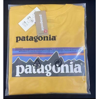 เสื้อยืด ผ้าฝ้าย พิมพ์ลายแผนที่ Patagonia แฟชั่นคู่รัก