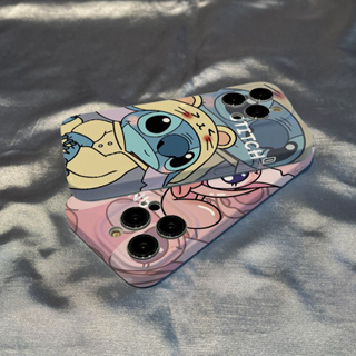 เคสโทรศัพท์มือถือแบบแข็ง ลายการ์ตูน Stitch สําหรับ Samsung Galaxy A11 A12 A14 A21S A13 5G A23 A34 A53 A54 A73 A04 A04E A04s S22 s22plus S22 Ultra S23 S23plus