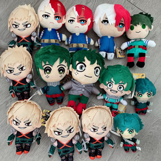 หมอนตุ๊กตานุ่ม รูปการ์ตูนอนิเมะ My Hero Academia Midoriya Izuku Bakugou Katsuki Todoroki Shoto ขนาด 27-22-20-15 ซม. ของขวัญ ของเล่นสําหรับเด็ก