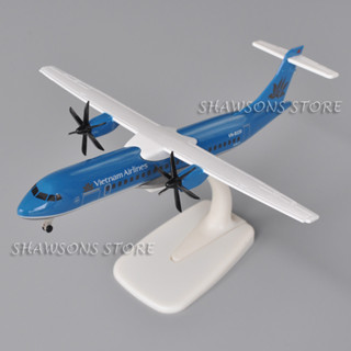 โมเดลเครื่องบินโลหะ สเกล 1:140 ATR-72 Vietnam Airlines สายการบินเวียดนาม ขนาดเล็ก