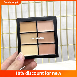 【 Beauty Shop 】MAC six-color concealer plate Light# Medium# 6g   MAC คอนซีลเลอร์ 6 สี Light# Medium#