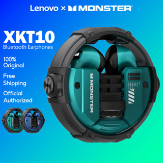 Lenovo × Monster XKT10 หูฟังบลูทูธไร้สาย 5.2 ตัดเสียงรบกวน ความเที่ยงตรงสูง ควบคุมสัมผัส ใช้งานได้นาน