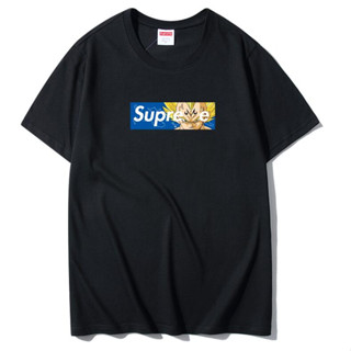 Sup เสื้อยืดคอกลม แขนสั้น พิมพ์ลาย แฟชั่นสําหรับทุกเพศ