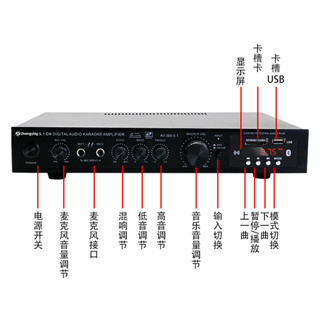 ตัวรับสัญญาณเสียงเซอร์ราวด์ 5.1 ช่อง เข้าได้กับอุปกรณ์บลูทูธ 5.0 400W ไมโครโฟนคู่ ปลั๊กแอนด์เพลย์