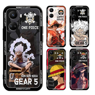 เคส huawei Y6 Y7 Y6S PRO Y7A Y6P Y9S Y9 Prime 2018 2019 gear 5 นิ่ม เนื้อแมตต์ ลายลูฟี่ วันพีช สําหรับ