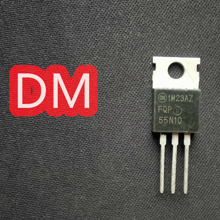 ((10 ชิ้น) FQP55N10 55N10 หลอดผลสนาม 55A/100V TO-220