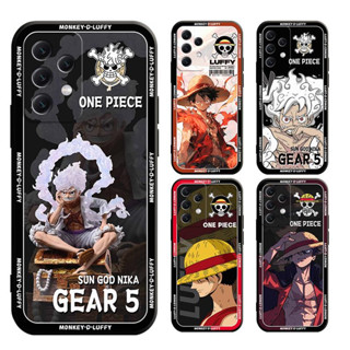 เคส samsung A03S M02 A02 A02S A31 A04E S8 S9 S10 plus gear 5 โทรศัพท์มือถือ ลายการ์ตูนลูฟี่ วันพีช สําหรับ