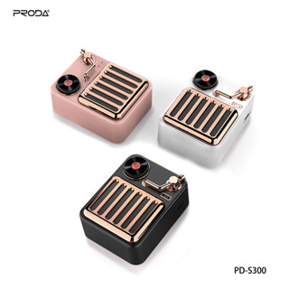 Proda Moka TWS ลําโพงสเตอริโอไร้สาย 400mAh เวลาเล่น 4H BT ขนาดเล็ก แบบพกพา PD-S300