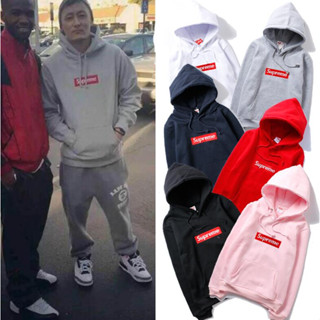 Supreme เสื้อกันหนาว มีฮู้ด ผ้าฟลีซ ปักลาย มีสไตล์ สําหรับทุกเพศ