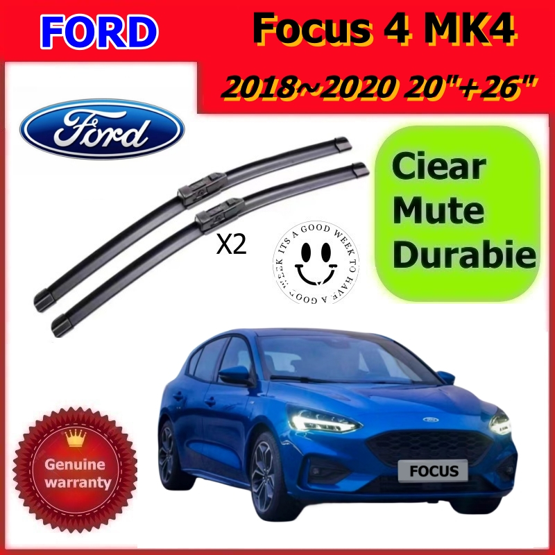 ใบปัดน้ําฝนกระจกหน้ารถยนต์ สําหรับ Ford Focus 4 MK4 20 นิ้ว + 26 นิ้ว 2018~2020