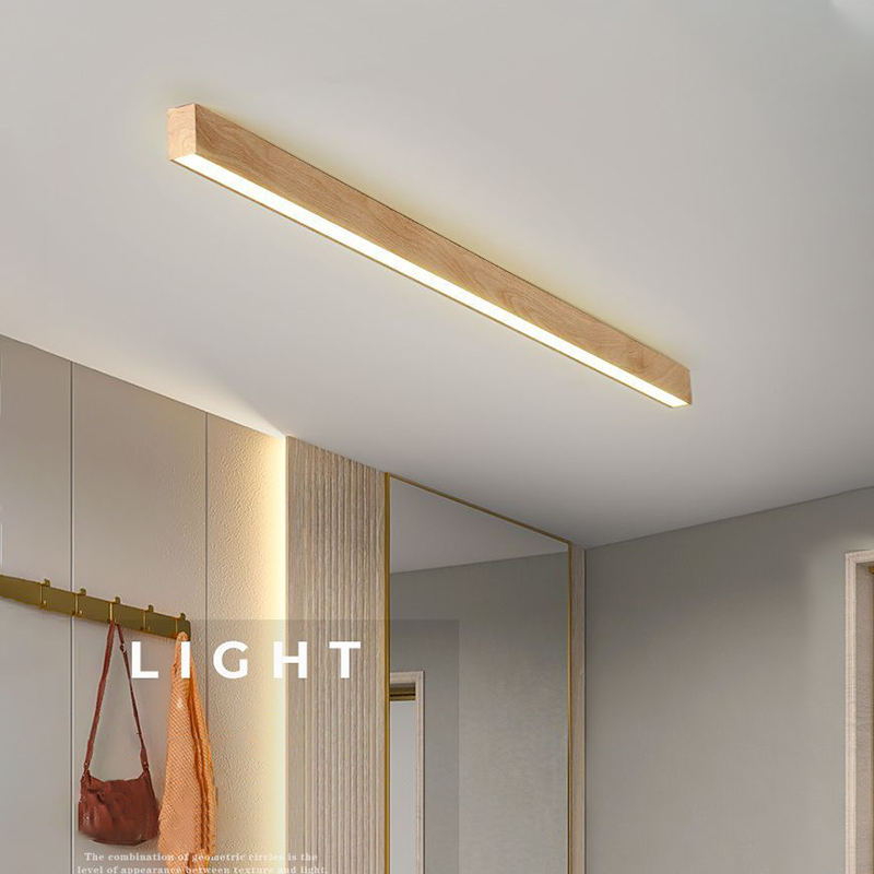IKEE นอร์ดิก Led มินิมอล ห้องนอน ไฟแต่งห้อง ไฟทางเดิน โคมไฟติดเพดาน โคมไฟเพดาน โมเดิร์น โต๊ะอาหาร โคมไฟไม้