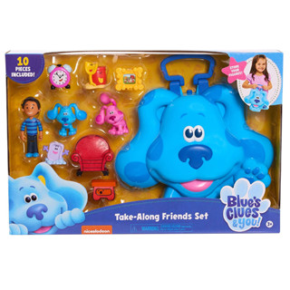 Blue’s Clues &amp; You! Take-Along Friends Set กาวและคุณ สีฟ้า ชุดเพลย์เซตเพื่อน ใช้เวลานาน