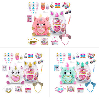 Rainbocorns Unicorn Rescue Surprise by ZURU (style may vary), Easter Basket Stuffers, Collectible Plush Stuffed Animal, Egg Toys, Sticker Pack, Magical Slime, HeadbandRainbocorns ตุ๊กตายูนิคอร์นกู้ภัย เซอร์ไพรส์ โดย ZURU (สไตล์อาจแตกต่างกันไป) ตะกร้าอีสเต