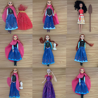 โมเดลตุ๊กตาฟิกเกอร์ Disney Movie Moana Frozen Queen Princess Elsa Anna ขนาด 30 ซม. ขยับได้ สําหรับตกแต่งบ้าน ของขวัญวันเกิด