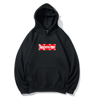 Supreme เสื้อกันหนาว มีฮู้ด ผ้าฝ้าย ผ้าขนสัตว์ พิมพ์ลาย มีสไตล์ สําหรับทุกเพศ