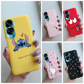 เคสโทรศัพท์มือถือ ซิลิโคนนิ่ม สีแคนดี้ สําหรับ Honor 90 Lite 2023