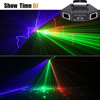 โคมไฟเลเซอร์ led 4 หลุม RGB DMX512 สําหรับงานปาร์ตี้