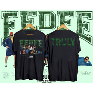 เสื้อยืดพิมพ์ลาย FEDFE x TRULY T-Shirt S-5XL