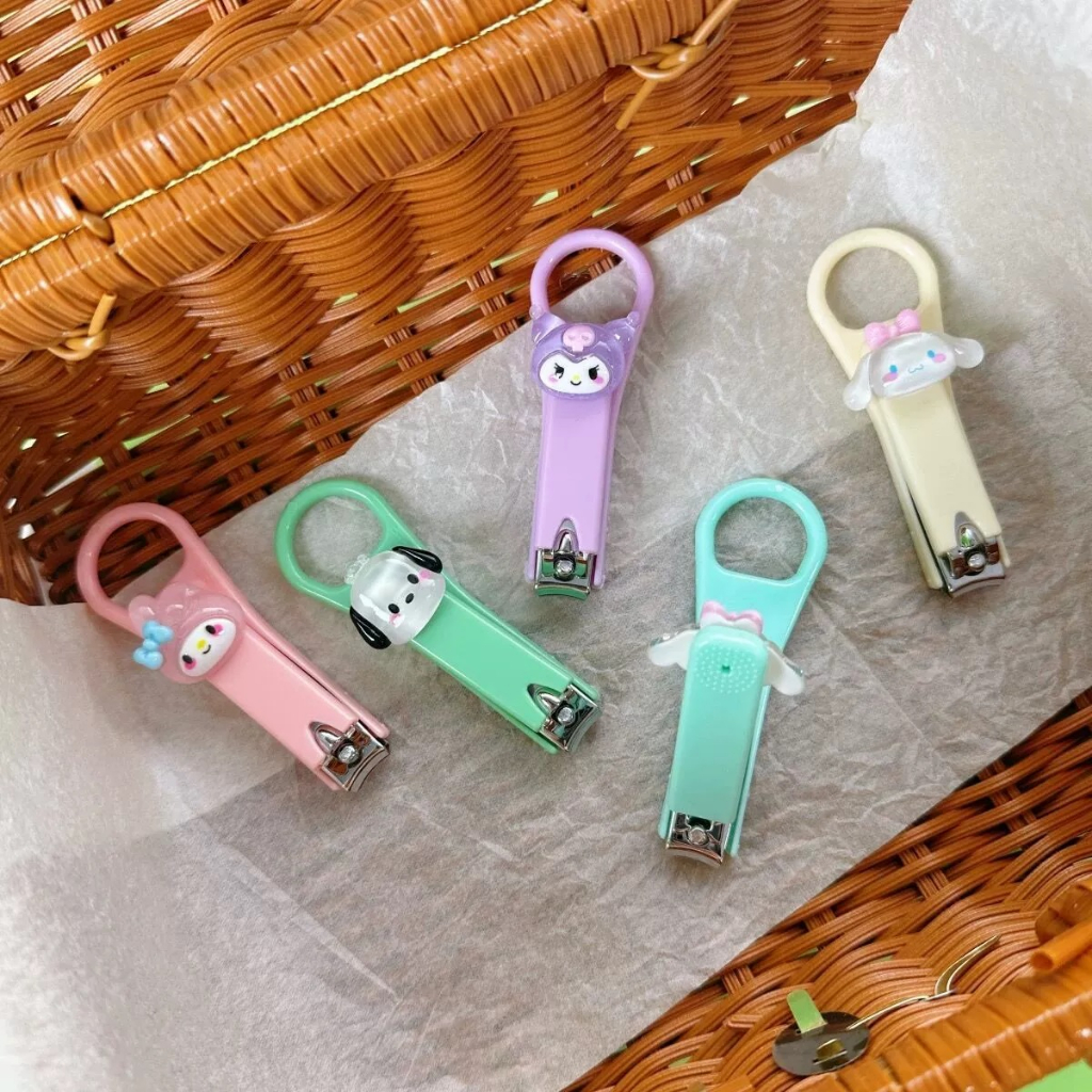 Letit| กรรไกรตัดเล็บลายการ์ตูนซานริโอน่ารักสําหรับนักเรียน