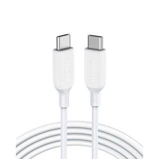 Anker A8856 สายชาร์จเร็ว 100W USB-c เป็น USB-c (6 ฟุต) สําหรับแล็ปท็อป Type-c และโทรศัพท์มือถือ