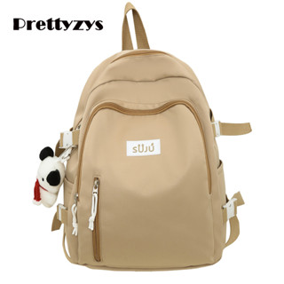 Backpack Prettyzys 2023 Korean Students Bag Large capacity School 14 inch For Teenage Girl