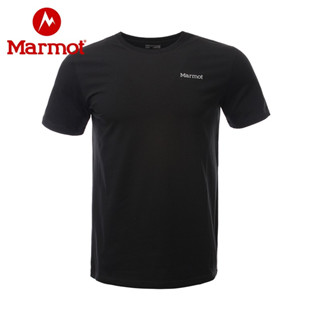 เสื้อยืดแขนสั้น ผ้าฝ้าย ระบายอากาศได้ดี ลาย Marmot สําหรับผู้ชาย