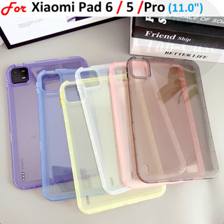 เคสซิลิโคนนิ่ม ขอบหนา กันกระแทก สําหรับ Xiaomi Pad 6 5 Pro 11.0 นิ้ว Mi Pad6 Pad5 Pro 11.0 นิ้ว 5G