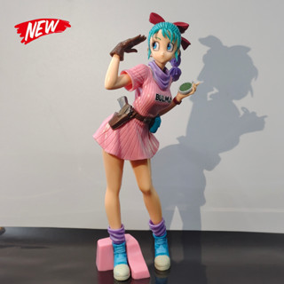 ใหม่ โมเดลฟิกเกอร์ PVC รูปปั้น Dragon Ball Z Bulma Glitter &amp; Glamours GK ขนาด 24 ซม. สําหรับเก็บสะสม