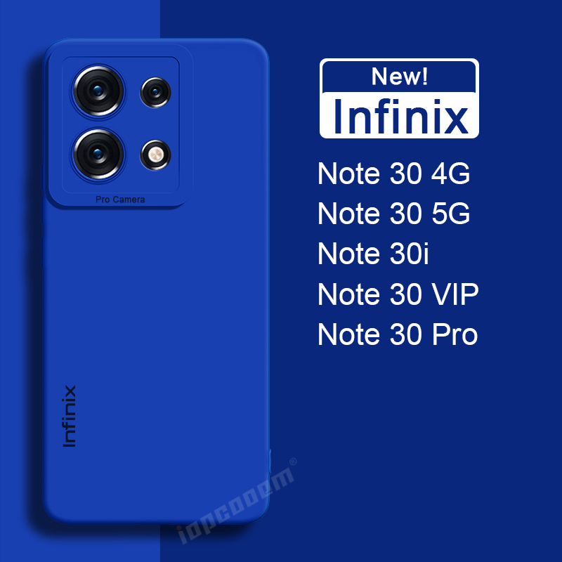 เคสซิลิโคนนิ่ม ป้องกันกล้อง สําหรับ Infinix Note 30 Pro 4G 5G 30i VIP 40 Plus