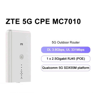 ของแท้ เราเตอร์ ZTE MC7010 5G Sub6+4G LTE 5G NSA+SA Qualcomm 5G SDX55M แพลตฟอร์ม n1/n3/n7/n8/n20/n28/n38/n41/n77/n78/79