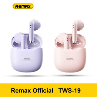 Remax TWS-19 หูฟังบลูทูธ Bluetooth 5.3 หูฟังสเตอริโอในหูแบบครึ่งตัวหูฟังไร้สาย Bluetooth Gaming