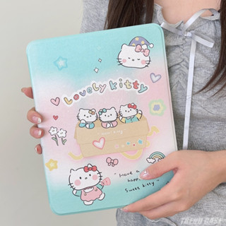 เคส ลายคิตตี้ หมุนได้ 360 องศา สําหรับ iPad Pro 11 2021 2020 iPad Air 4 5 2022 iPad Mini 6 2021 9th 8th 10.2