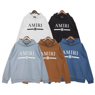 Amir1 เสื้อฮู้ด ผ้าฝ้าย พิมพ์ลาย มีสไตล์ สําหรับทุกเพศ