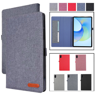 Huawei Honor Pad X9 11.5 Tablet Protective Case Cover Honor PadX9 Classic Denim Style PU Leather Stand Card Slots Flip Cover