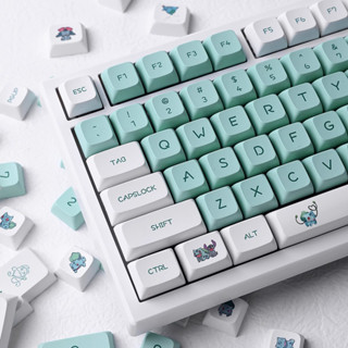 [In stock] Bulbasaur Keycaps PBT Material xda profile Dye-sub 135keys