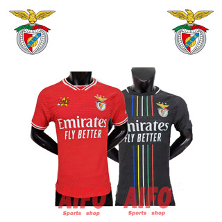 เสื้อกีฬาแขนสั้น ลายทีมชาติฟุตบอล Benfica Player Version 2023 24 ชุดเหย้า คุณภาพสูง สําหรับผู้ชาย