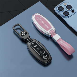 [พร้อมส่ง] เคสกุญแจรถยนต์ ซิลิโคน เรืองแสง สําหรับ Almera Sylphy Xtrail Qashqai Bluebird Altima 14-Generation