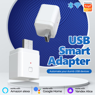 Uantii Tuya อะแดปเตอร์ปลั๊กไฟ 5V WiFi Mini USB พร้อม Alexa Google Home